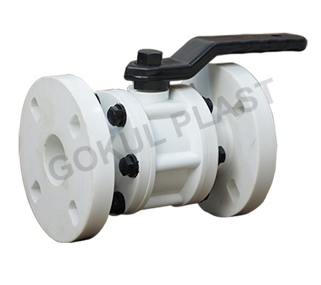 Hdpe Three Piece Ball Valve Flange End Ahmedabad