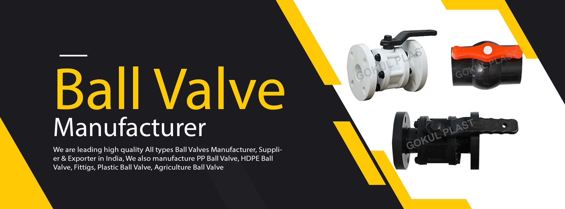 Ball Valve Supplier & Exporter in  India