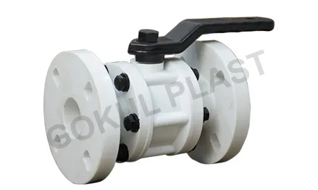 PP Ball Valve Flange End