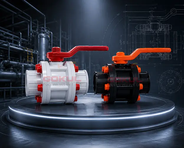 PP Ball Valve Screw End